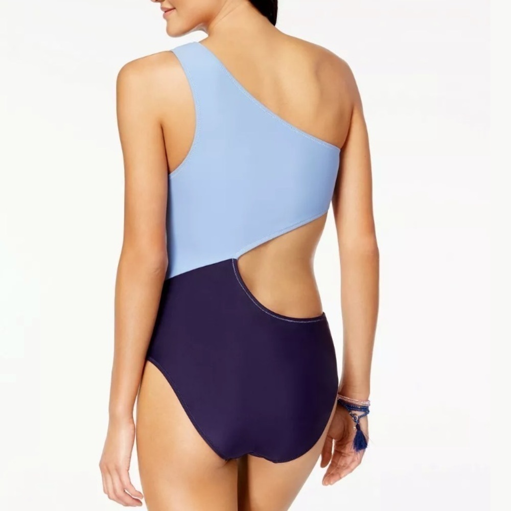 JESSICA Simpson Colorblocked Cutout One Piece - Picture 2 of 5